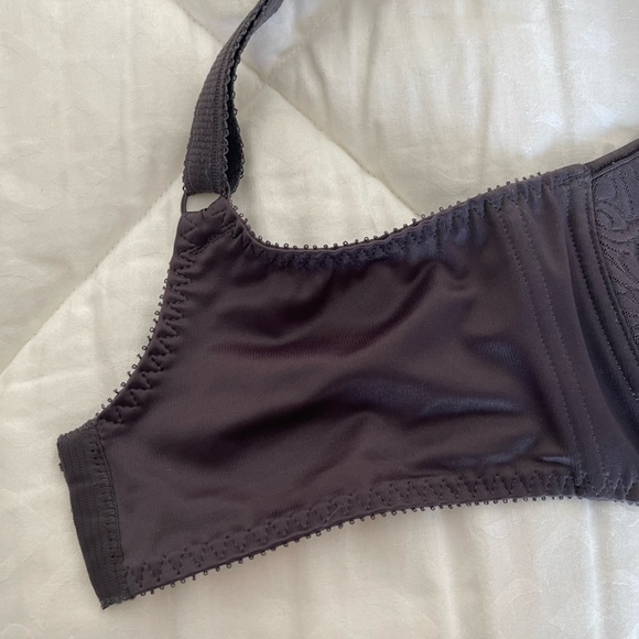 EMPREINTE Dark Purple Textured Bra - Picture 4 of 7